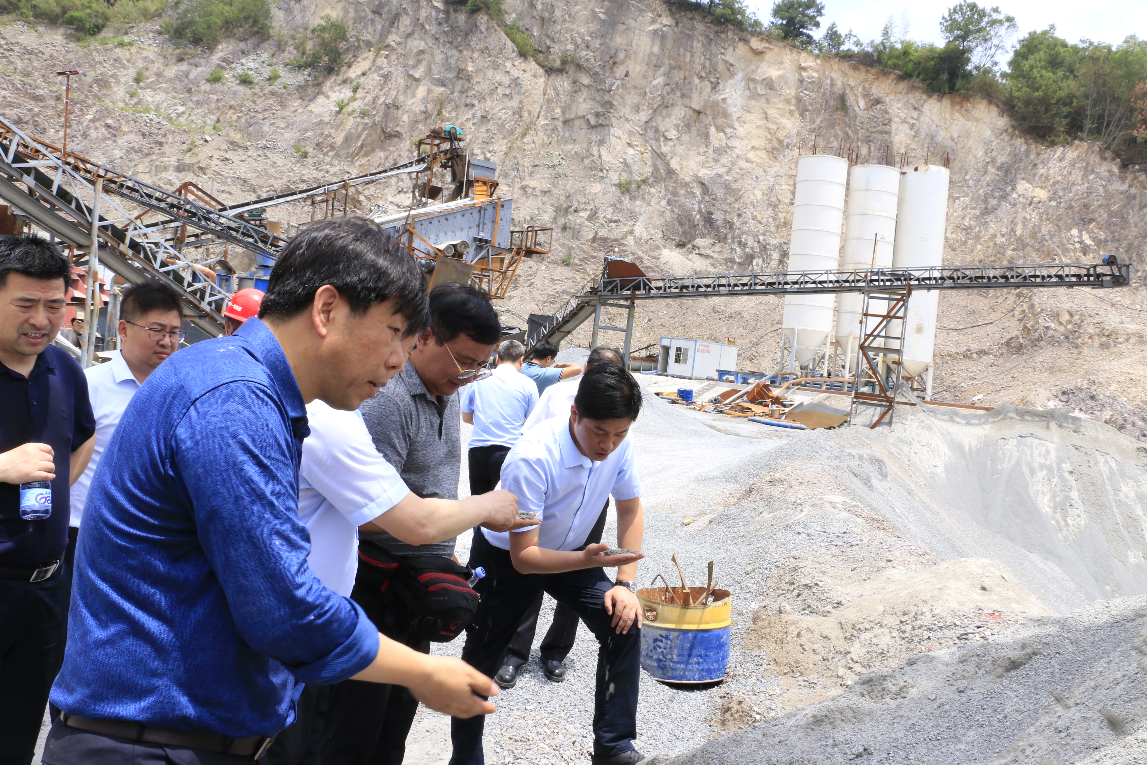 引江补汉办公室调研福州滨海快线大象山隧道tbm施工