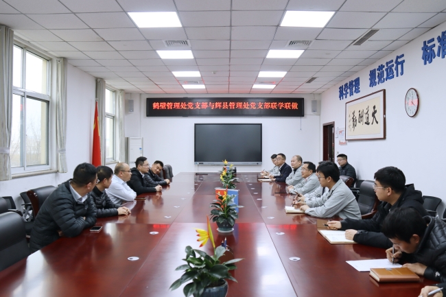 两支部进行交流学习