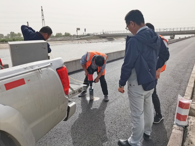 沥青路面取芯检验1