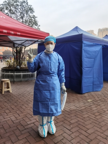 社区服务现场
