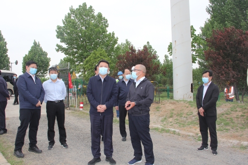 赵文峰市长听取管理处汇报