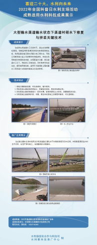 2022年全国科普日水利主场活动科技成果展示